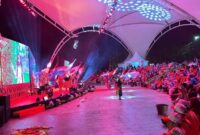 Semarak perhelatan Gala Dinner HUT ke-53 Real Estate Indonesia di Teras Samarinda. (Foto : Ist)