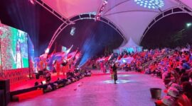 Semarak perhelatan Gala Dinner HUT ke-53 Real Estate Indonesia di Teras Samarinda. (Foto : Ist)