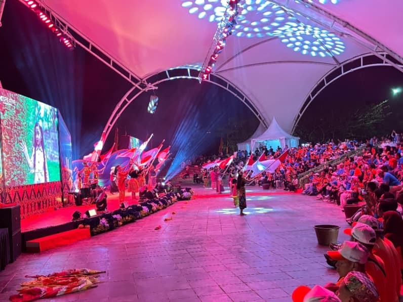 Semarak perhelatan Gala Dinner HUT ke-53 Real Estate Indonesia di Teras Samarinda. (Foto : Ist)