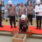 Peletakan batu pertama olej Kapolri, Jendral Listyo Sigit Prabowo. (Foto : Ist)